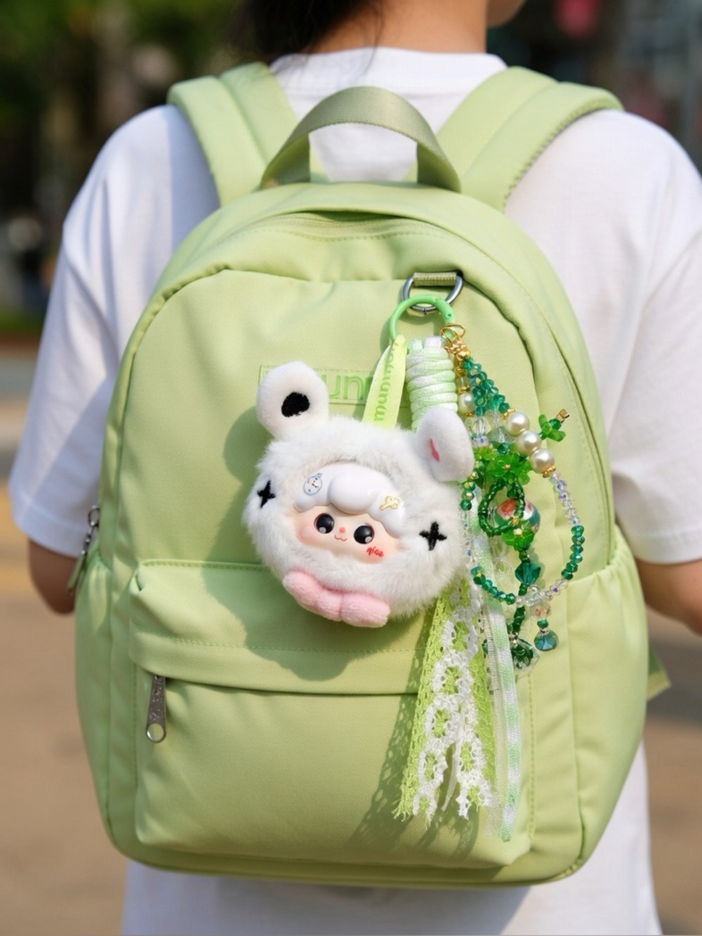 Cute Plush Bag Charm Keychain